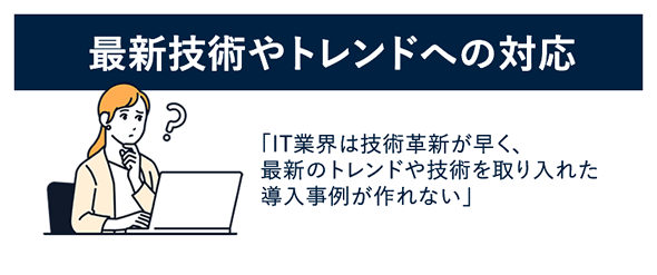 導入事例制作の課題